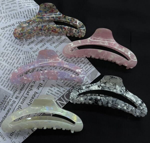 Renkli Desenli Kemik Mandal Toka 12 Adet