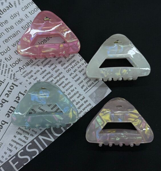 Renkli Desenli Kemik Mandal Toka 12 Adet