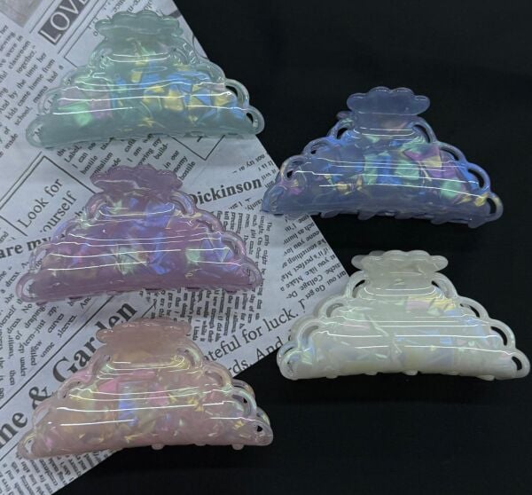 Renkli Desenli Kemik Mandal Toka 12 Adet