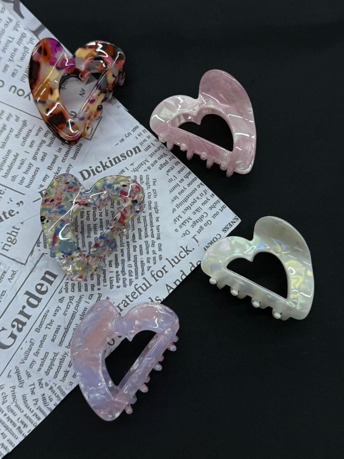 Renkli Desenli Kemik Mandal Toka 12 Adet