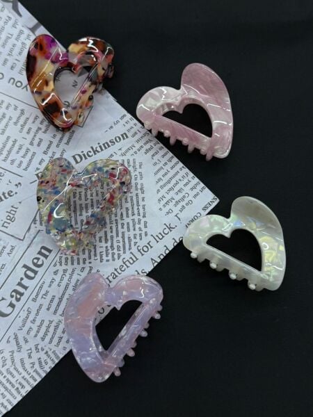 Renkli Desenli Kemik Mandal Toka 12 Adet