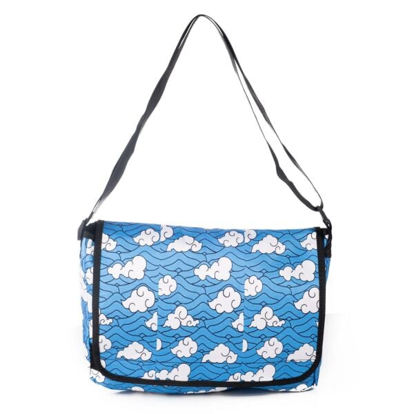 Anime Dalga Baskılı Postacı Çantası