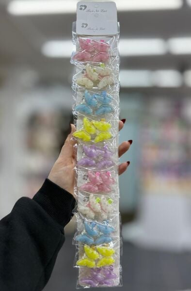 2'li Kelebek Klips Toka 10 Adet