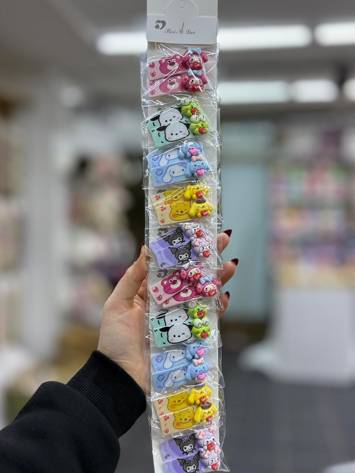 2'li Sevimli Karakter Çıt Toka 10 Adet