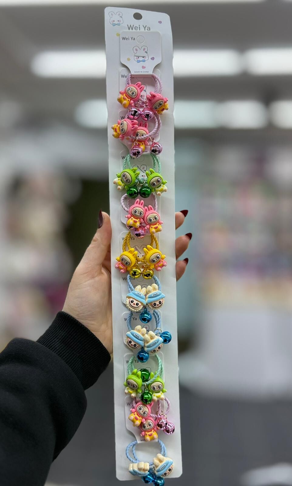 2'li Sevimli Karakterli Lastik Toka 10 Adet