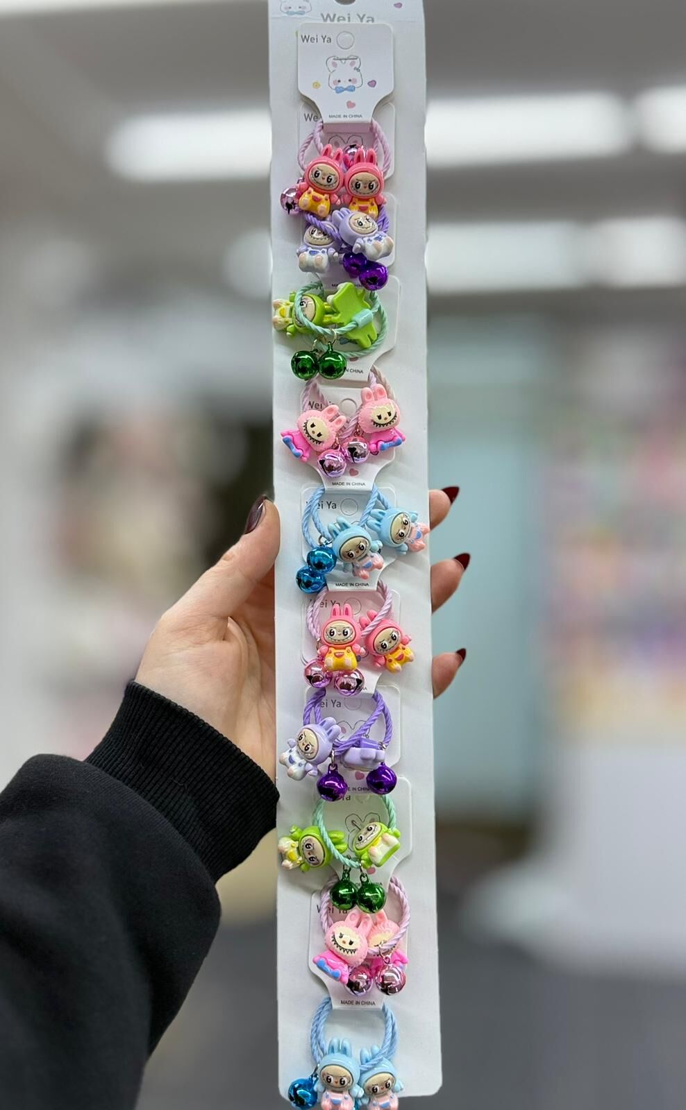 2'li Sevimli Karakterli Lastik Toka 10 Adet