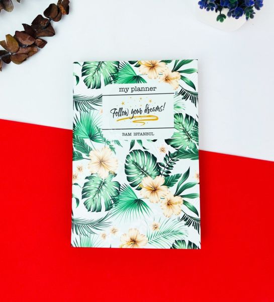 Follow Your Dreams Tasarımlı Lastikli Defter