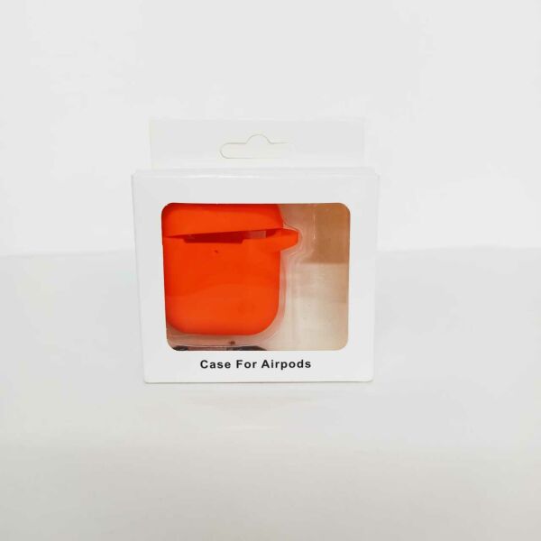 Turuncu Airpods Silikon Kılıf Telefon Aksesuarı
