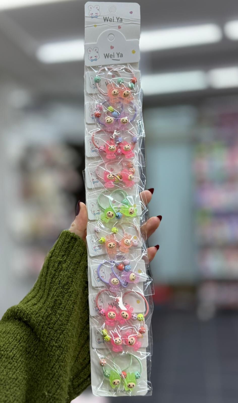 2'li Sevimli Karakterli Lastik Toka 10 Adet