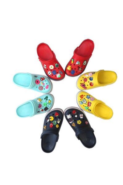 Karma Desenli Crocs Terlik Süsü 20 Adet