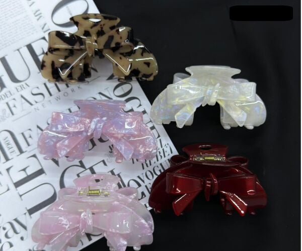 Fiyonk Desen Kemik  Mandal Toka 12 Adet