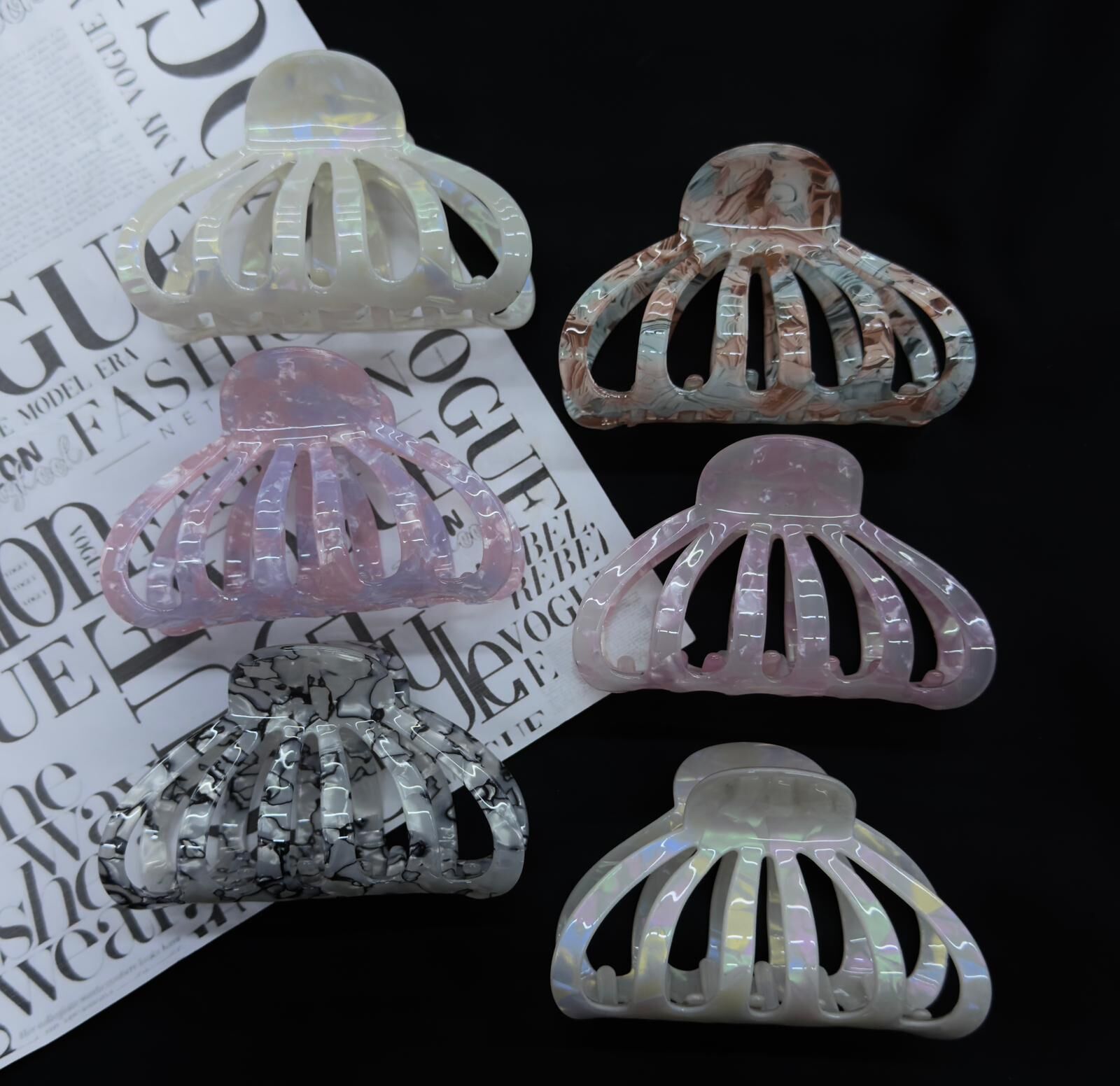 Büyük Boy Kemik  Mandal Toka 12 Adet