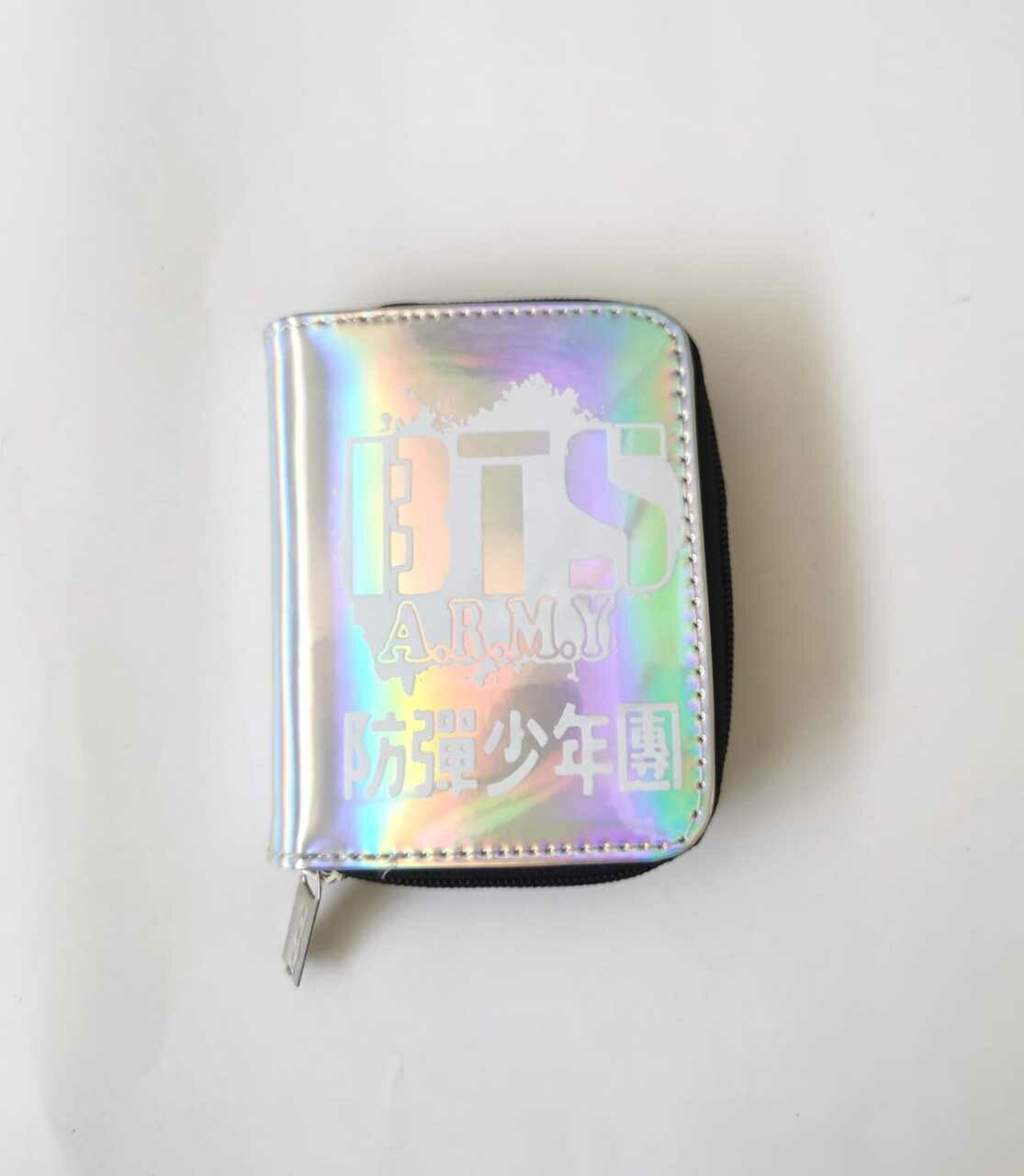 BTS ARMY Baskılı Hologram Cüzdan
