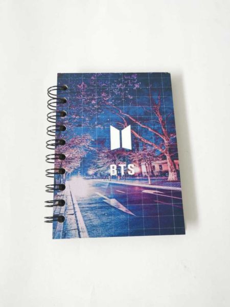 BTS Tasarımlı Not Defteri