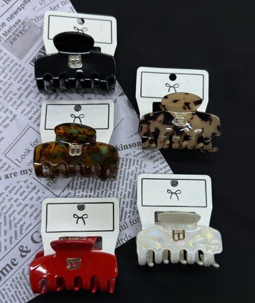 Özel Seri  Kemik  Mandal Toka 12 Adet