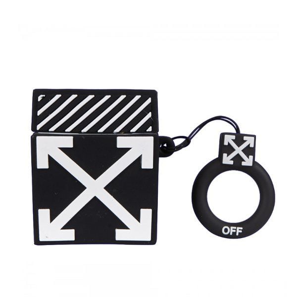 Off White Airpods Silikon Kılıf Telefon Aksesuarı