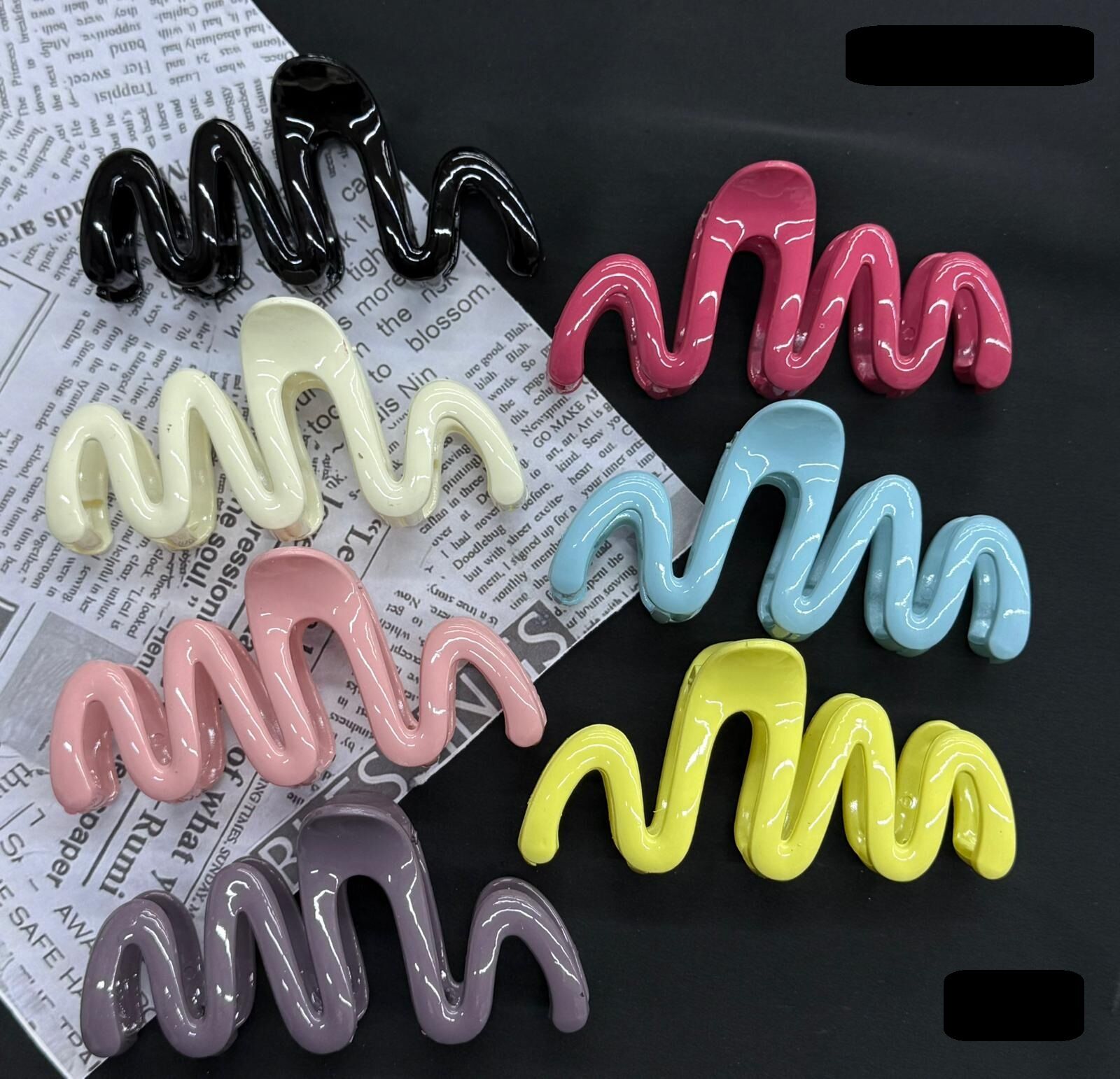 Dalga Desenli Mandal Toka 12 Adet