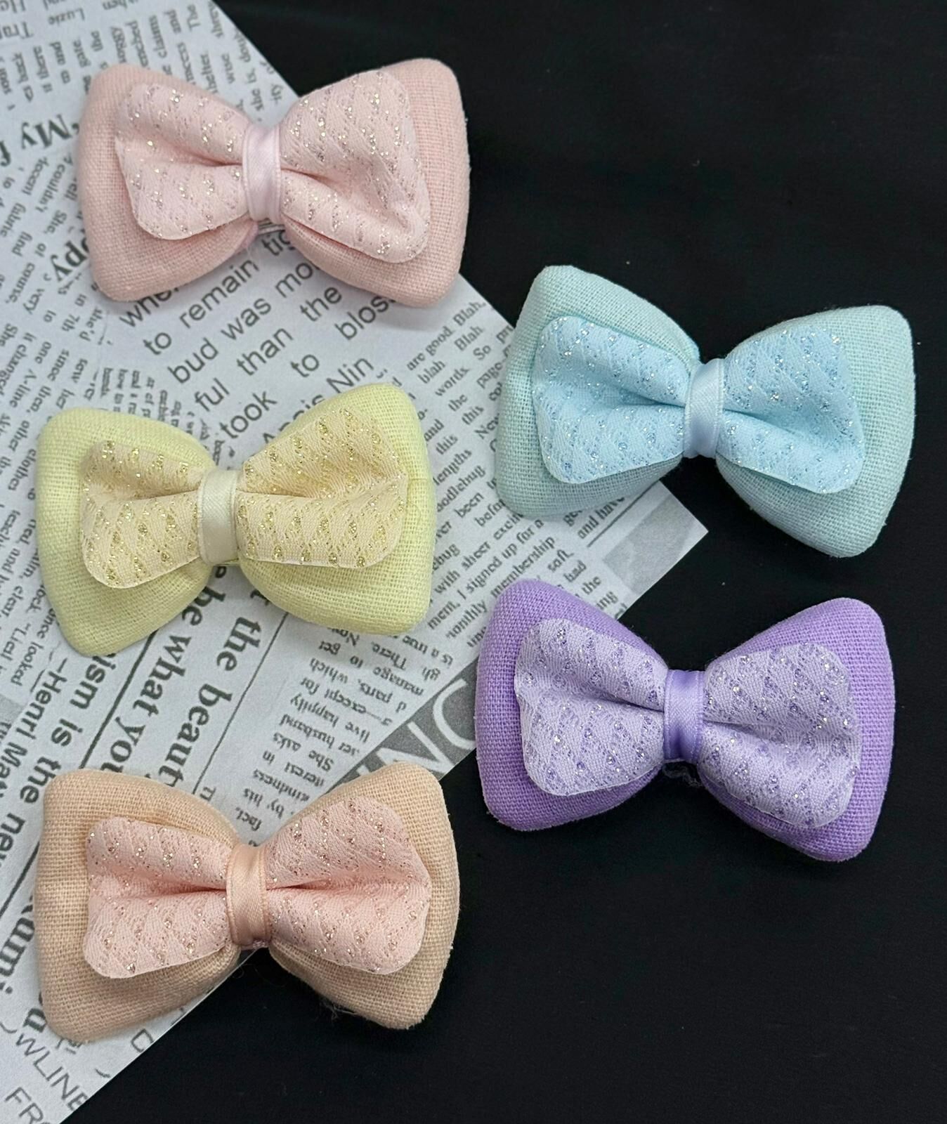 Fiyonk Desen Klips Toka 10 Adet
