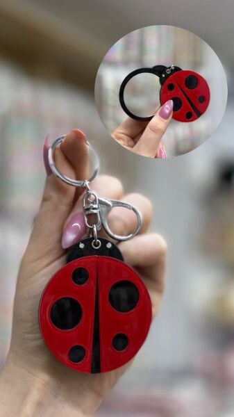 Sevimli Uğur Böceği Şekilli Kemik Ayna