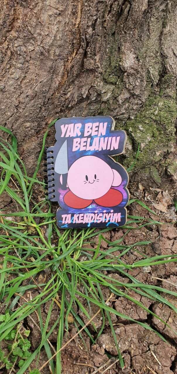 Yar Ben Belanın Ta Kendisiyim Tasarımlı Şekilli Defter