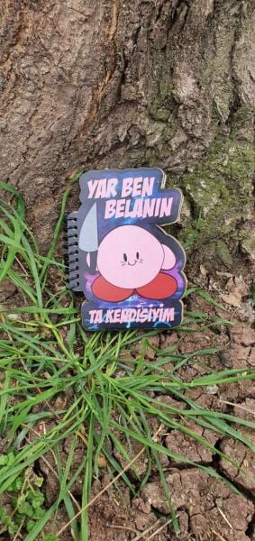 Yar Ben Belanın Ta Kendisiyim Tasarımlı Şekilli Defter