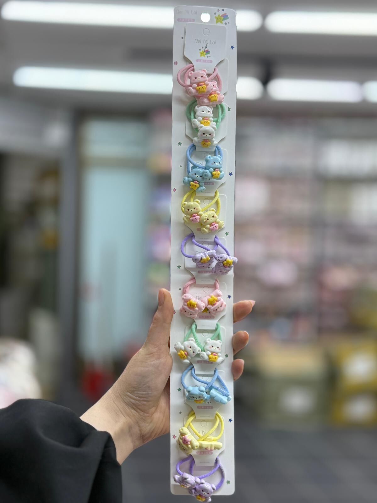 2'li Sevimli Karakterli Lastik Toka 10 Adet