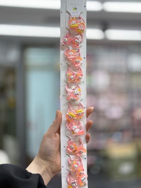 2'li Sevimli Karakterli Lastik Toka 10 Adet