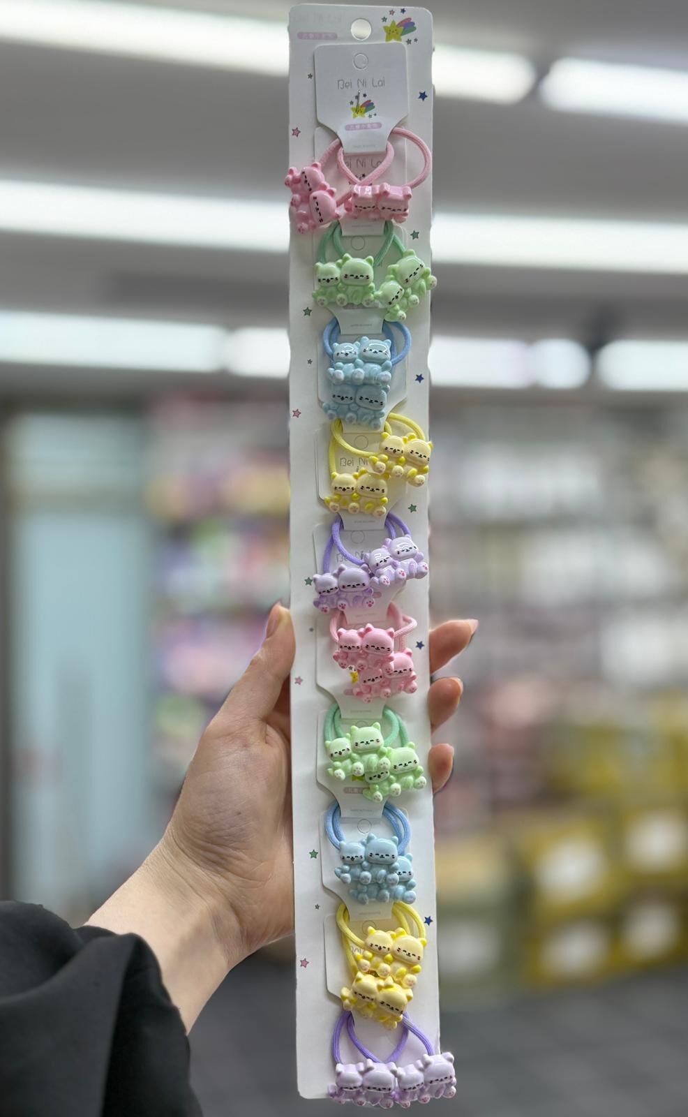 2'li Sevimli Karakterli Lastik Toka 10 Adet