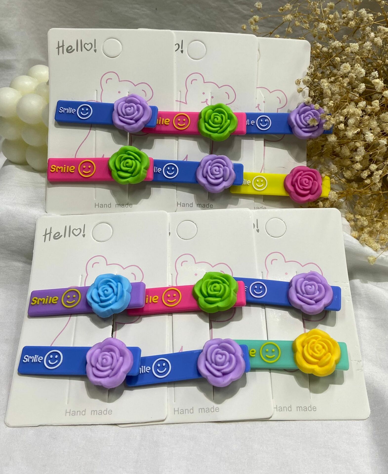2 li Güllü Çocuk Tokası 12 li Paket