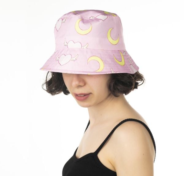Pembe Balıkçı Şapka Bucket