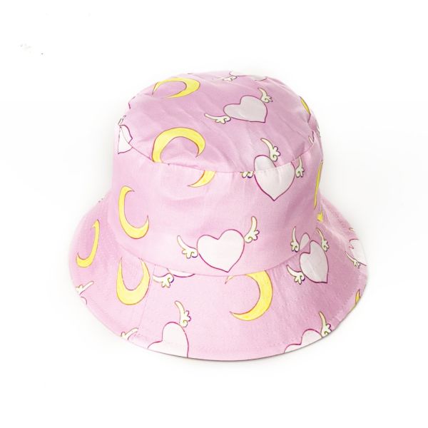 Pembe Balıkçı Şapka Bucket