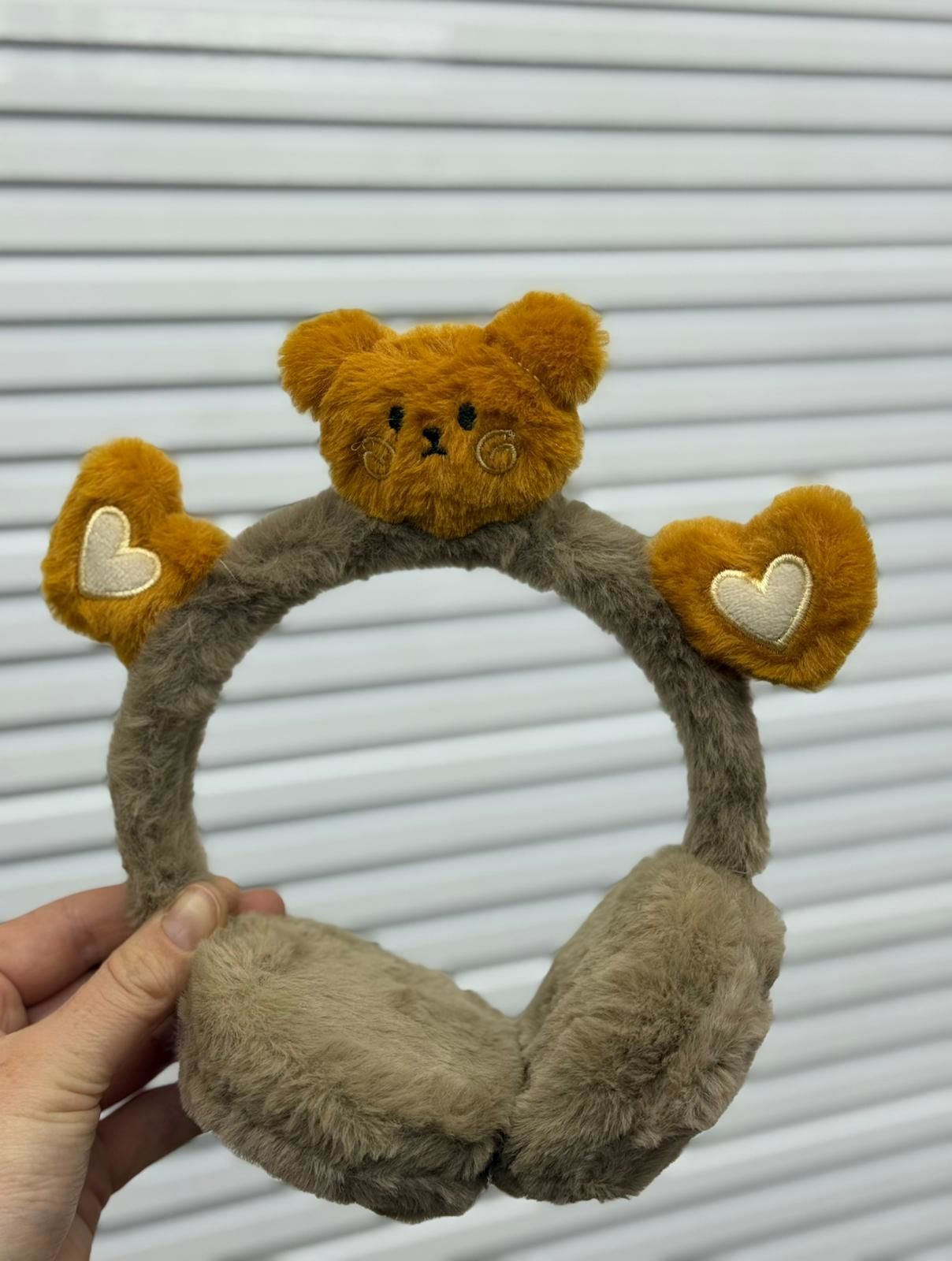 Sevimli Ayıcık Peluş Kulaklık