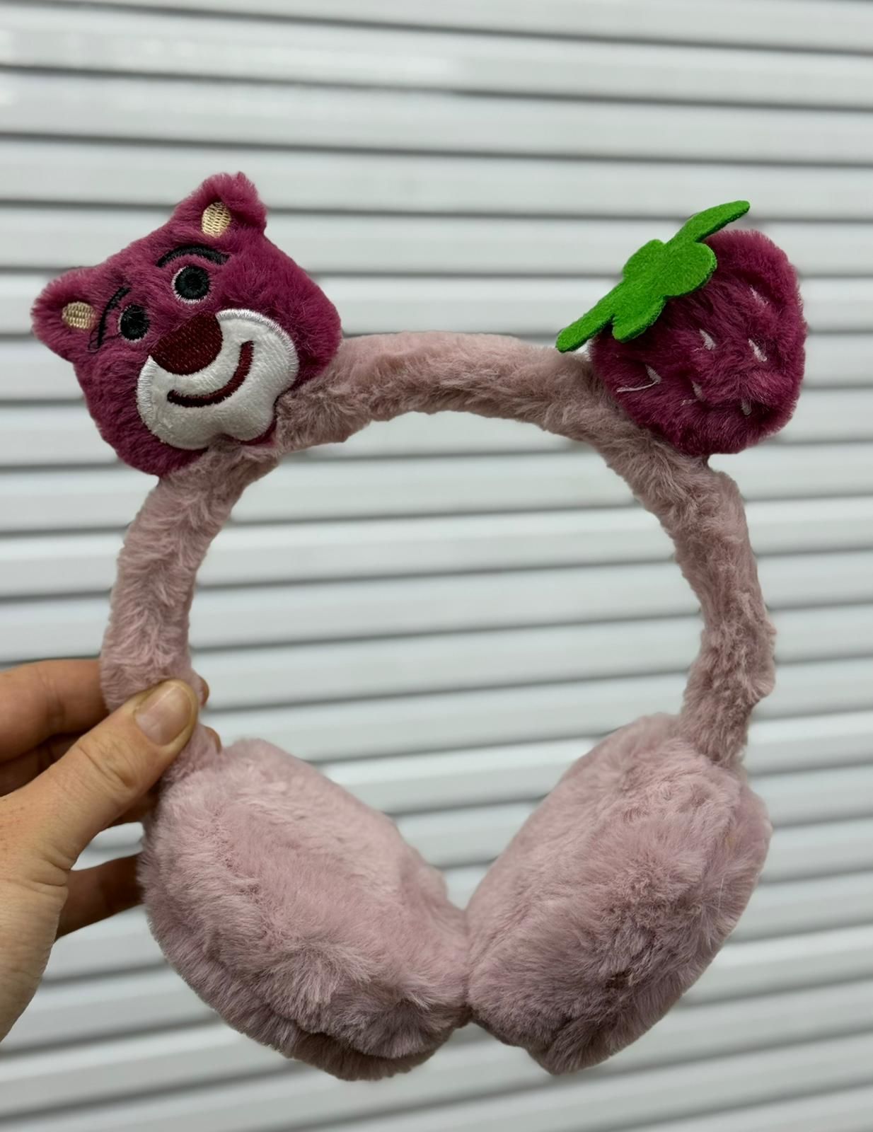 Sevimli Ayı Peluş Kulaklık