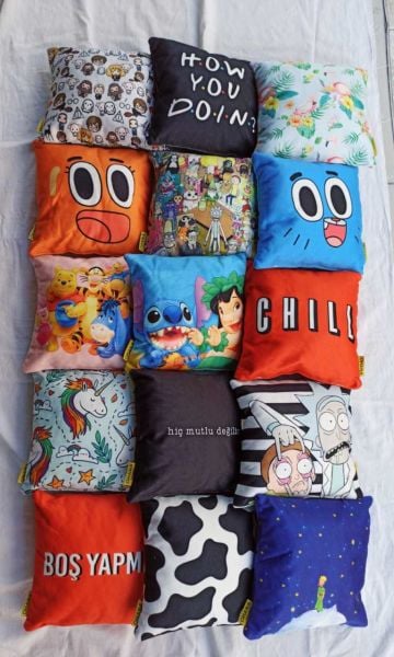 Gumball Mavi Yastık