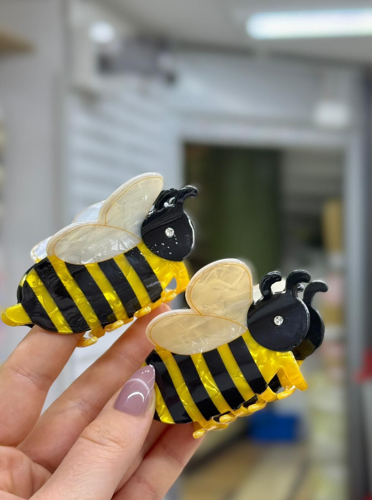 Arı Şekilli Kemik Mandal Toka