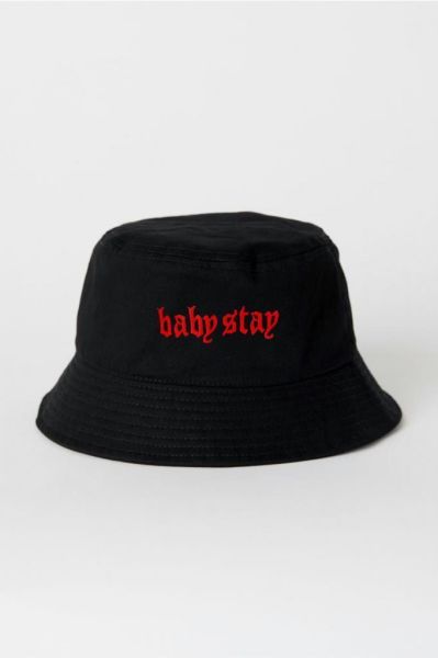 Siyah Baby Stay Balıkçı Şapka
