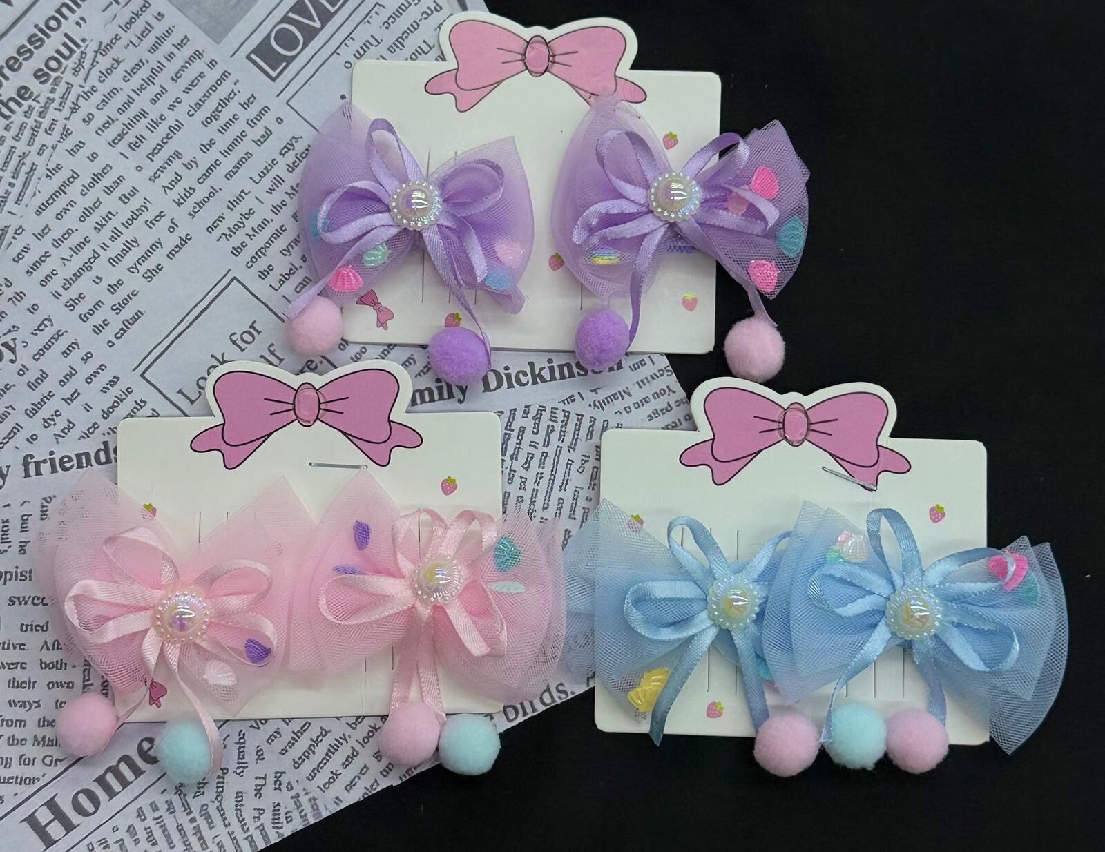 2'li Fiyonklu  Klips Toka 10 Adet