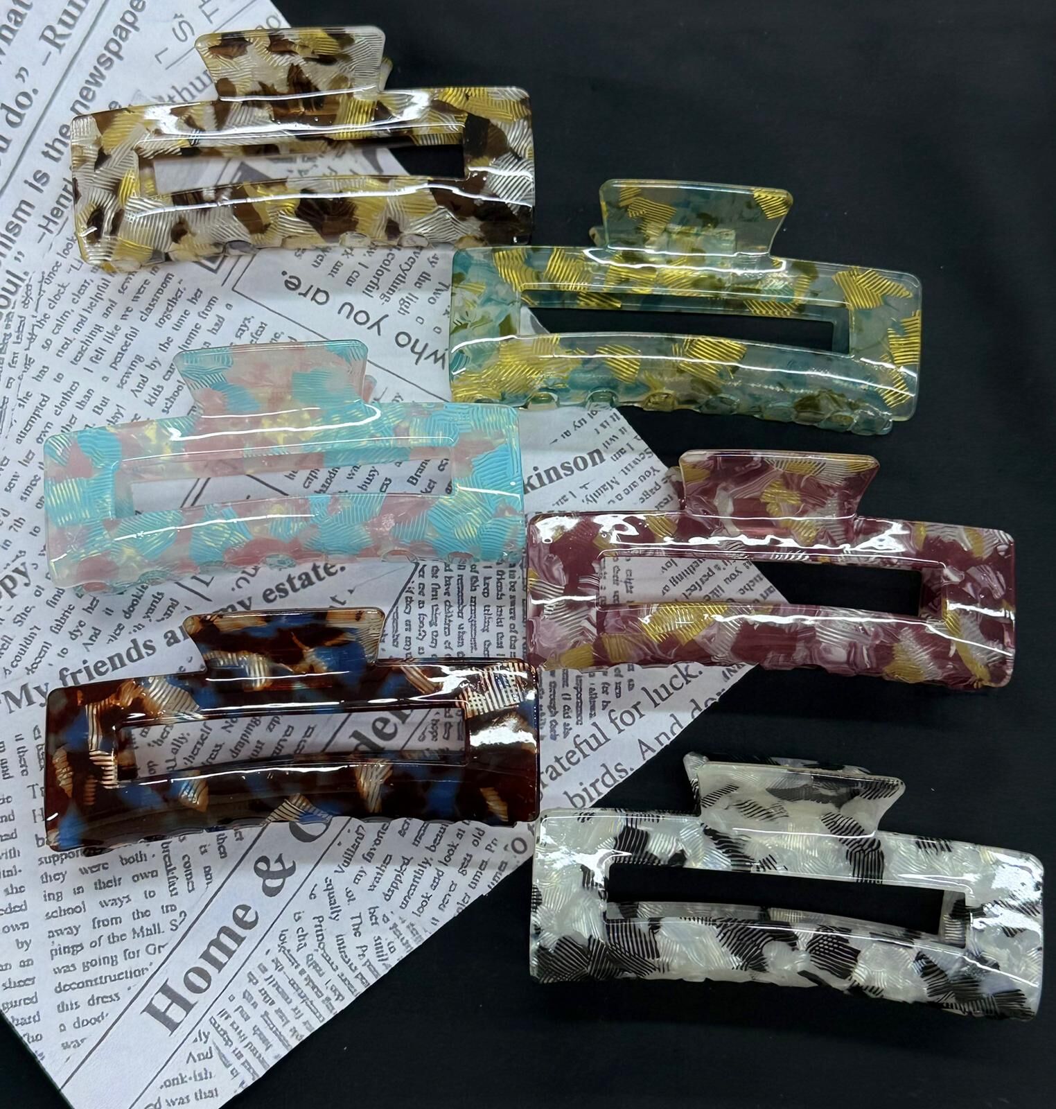 Büyük Boy Kemik Mandal Toka 12 Adet