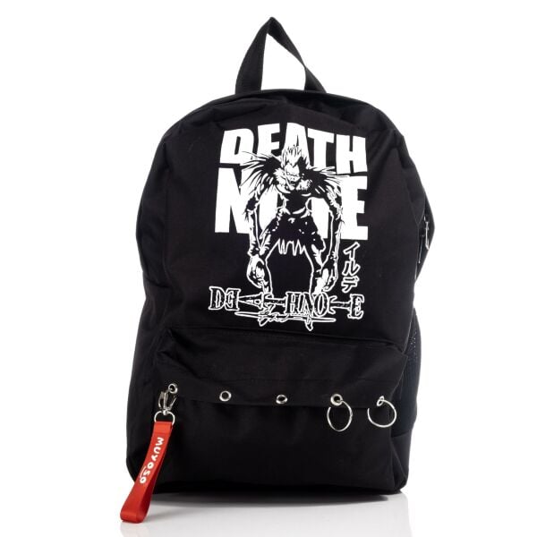 Piercingli Death Note Baskılı Sırt ve Okul Çantası