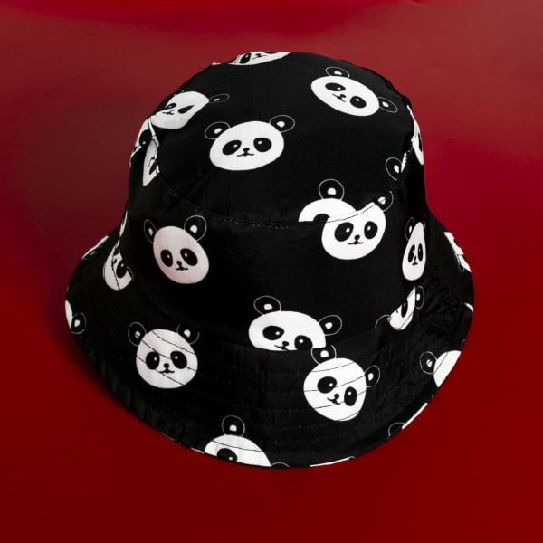 Panda Desenli Balıkçı Şapka