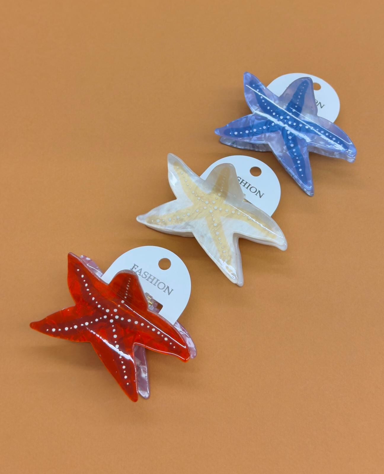 Deniz Yıldızı Kemik Toka 12 Adet