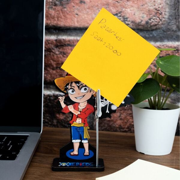 One Piece Tasarımlı Not Tutucu