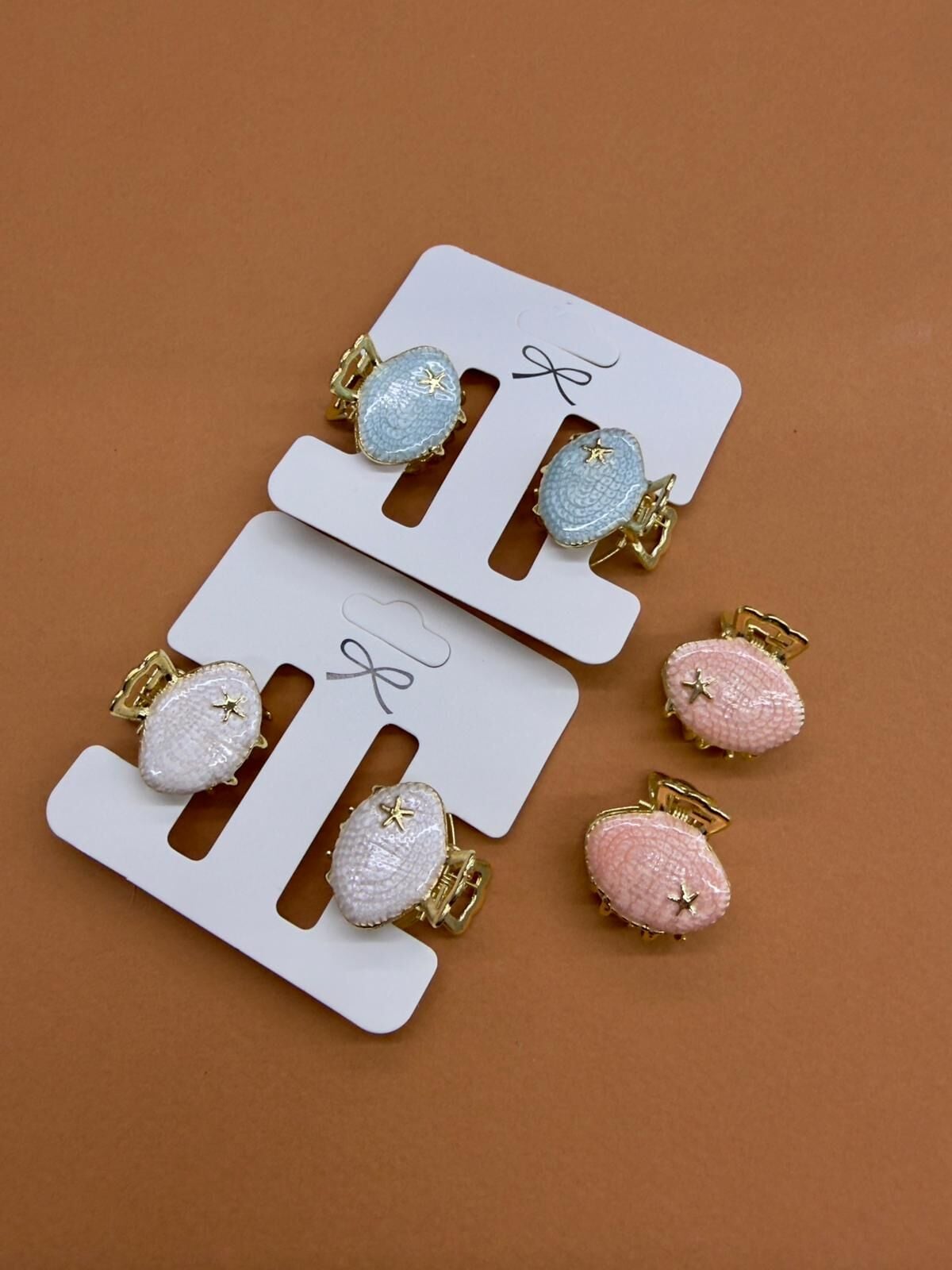 Mineli Deniz Kabuğu Toka- 12 Kart