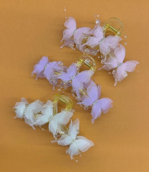 Kelebek Detaylı Mandal Toka 12 Adet