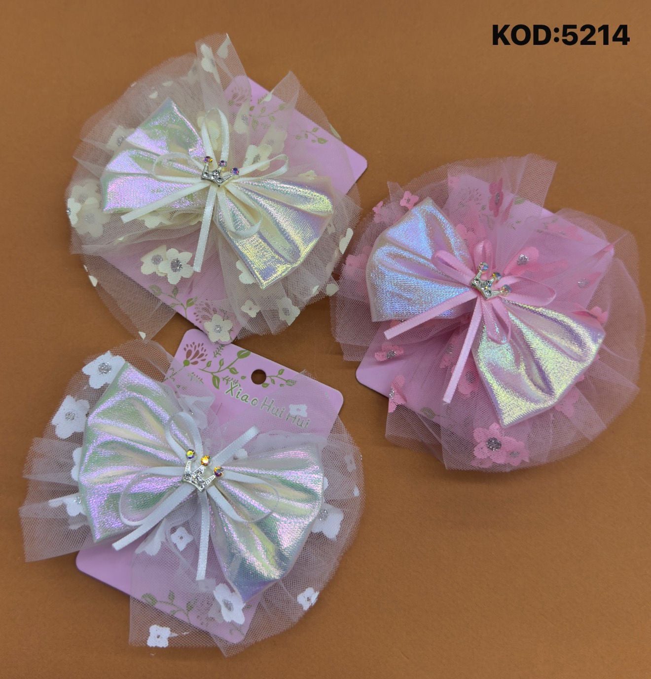 Fiyonklu Çocuk Tokası 12 Adet