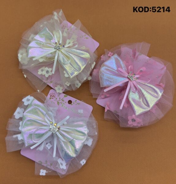 Fiyonklu Çocuk Tokası 12 Adet