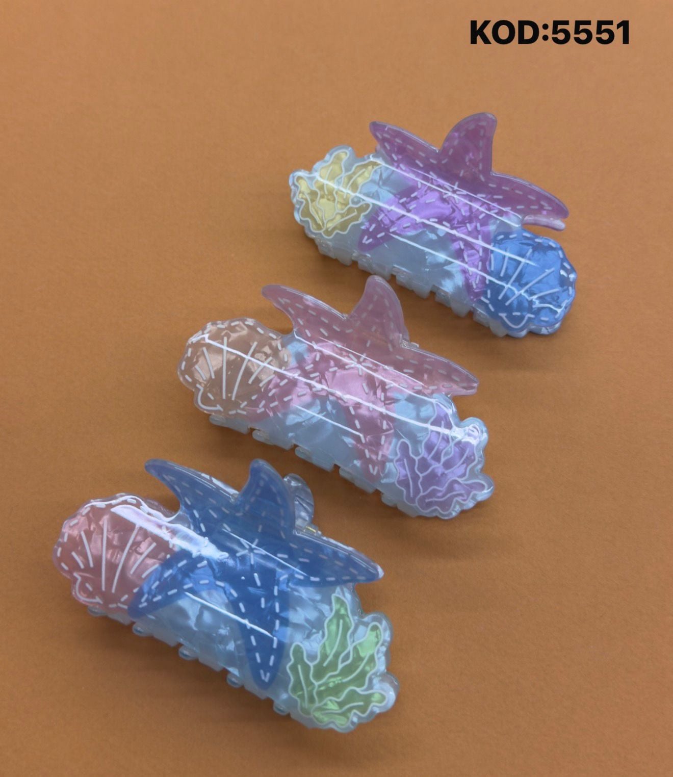 Deniz Yıldızı Kemik Toka- 12 Adet