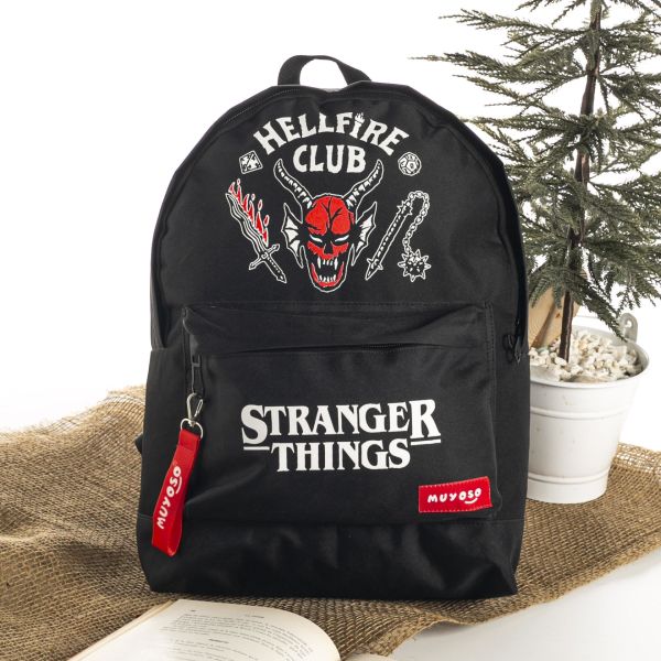 Stranger Things Hellfire Club Baskılı Okul Sırt Çantası
