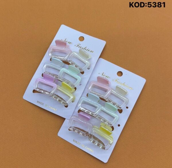 6 lı Kart Mini Toka- 12 Kart