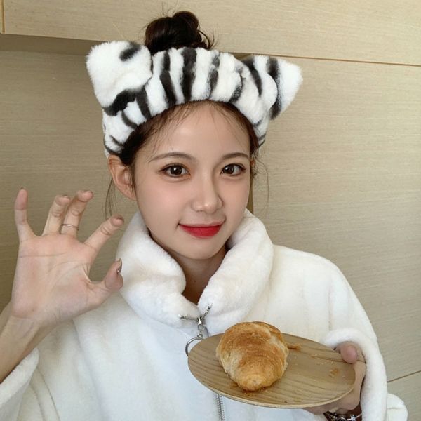 Leopar ve Zebra Desen Saç Bandı 12 Adet